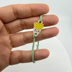 Y2K Cute French Fries Charm Cord Bracelet BFF Jewelry Fun Gift for Best Friend